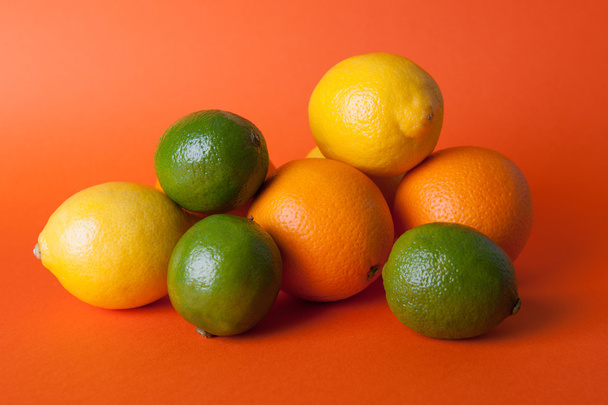 Limon, portakal, limon, hisse senedi resim - Fotoğraf, Görsel