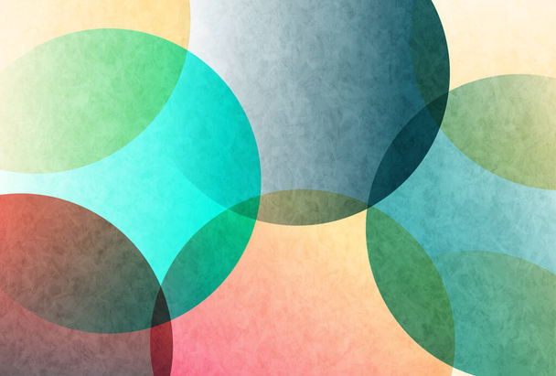 colorful wallpaper Japanese paper circle background - Vector, Image