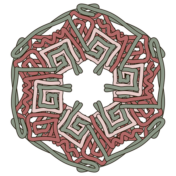 Fond abstrait ornement géométrique vintage
  - Vecteur, image