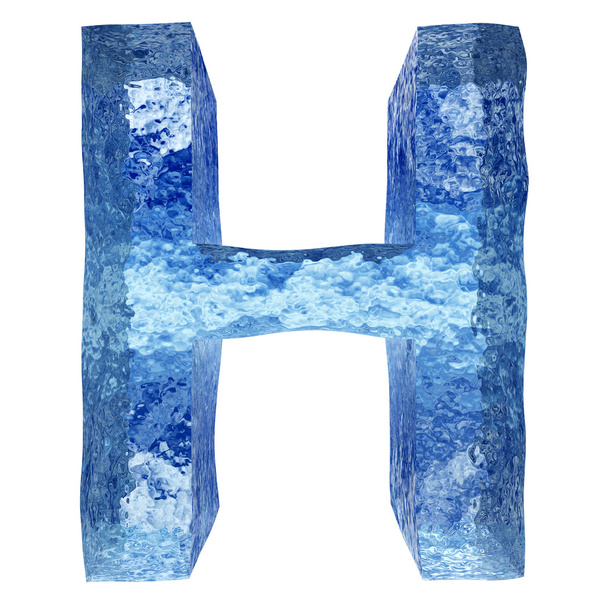 Käsitteellinen 3D sininen jää
 - Valokuva, kuva