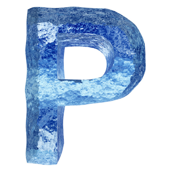 Концептуальный 3D-синий лёд
 - Фото, изображение