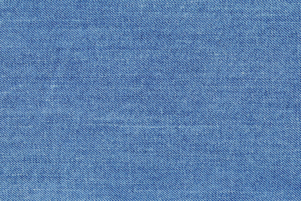 Jeansstoff strukturiert Hintergrund Nahaufnahme - Foto, Bild