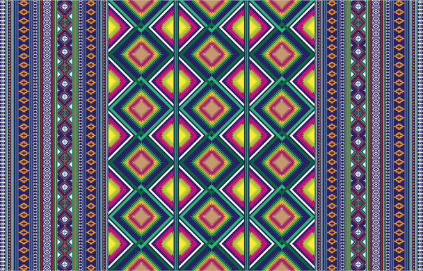 Geometriai etnikai háttér szimmetrikus vonalak rács. Stílusos monokróm textúra. Vektor absztrakt Seamless Pattern. - Fotó, kép