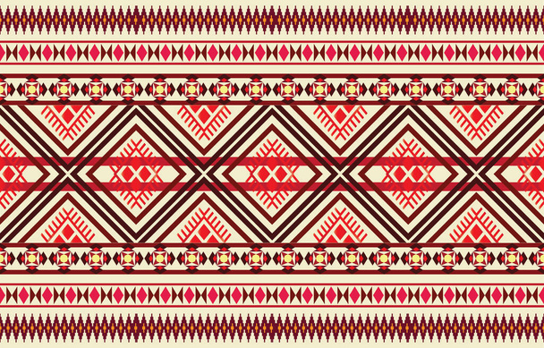 Kusursuz bir şablonu olan Aztek etnik arka plan tasarım vektörü. Geleneksel motifler gösterilir. Kusursuz şablon elementi - Fotoğraf, Görsel