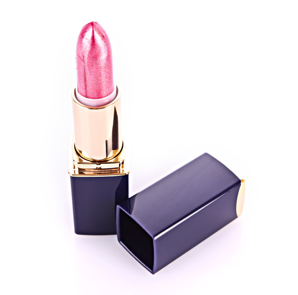 New lipstick on the white background - Photo, image
