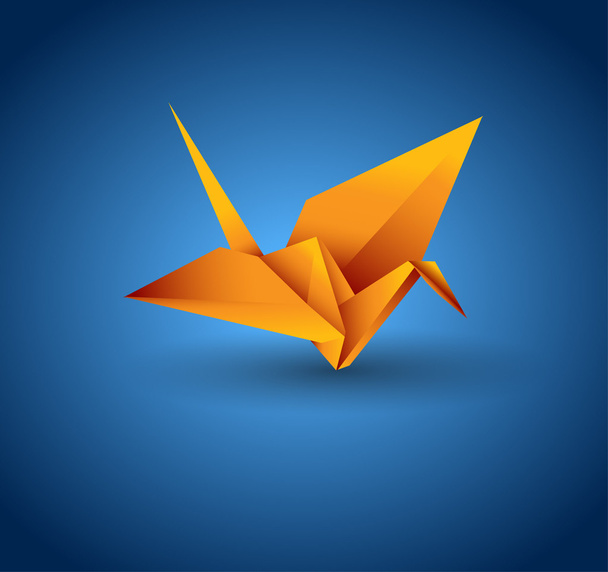 Vector Origami Bird - Vettoriali, immagini