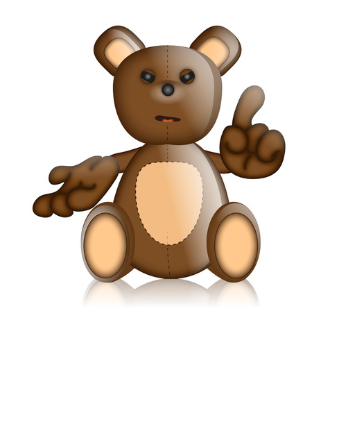 Toby Ted αρκουδάκι παιχνίδι χαρακτήρα κινουμένων σχεδίων - Φωτογραφία, εικόνα