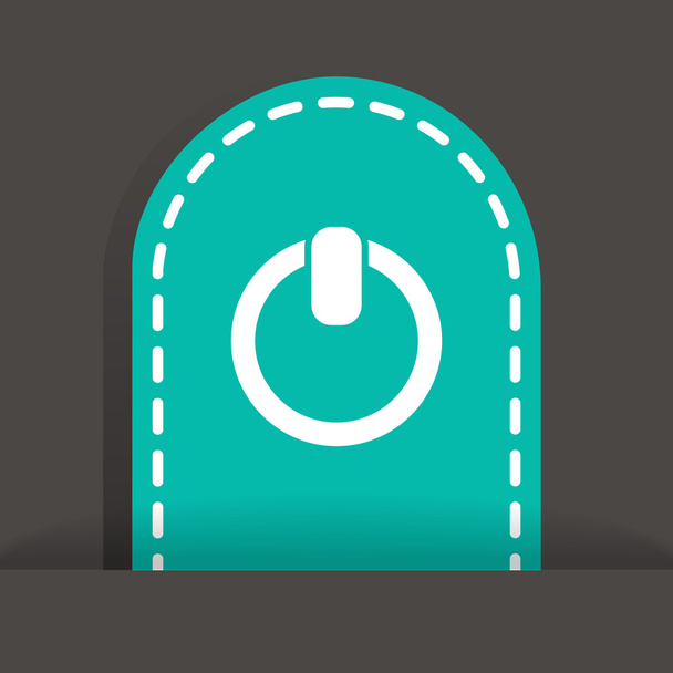Sign on or off icon - Vector, Image