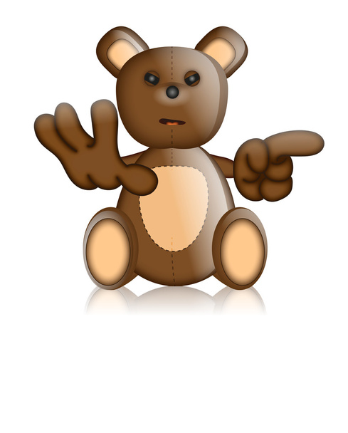 Toby Ted Teddy personaje de juguete de dibujos animados
 - Foto, Imagen