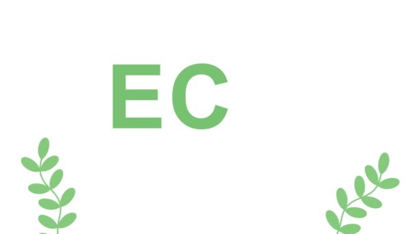 Go Ecoフレンドリーリサイクル 地球に使用される製品 - 映像、動画