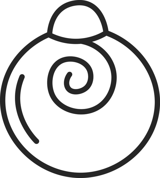 Illustrazione vettoriale del profilo della lampada della ghirlanda di Natale - Vettoriali, immagini