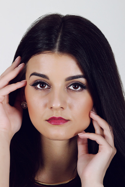 Woman with beautiful bright makeup - Fotografie, Obrázek