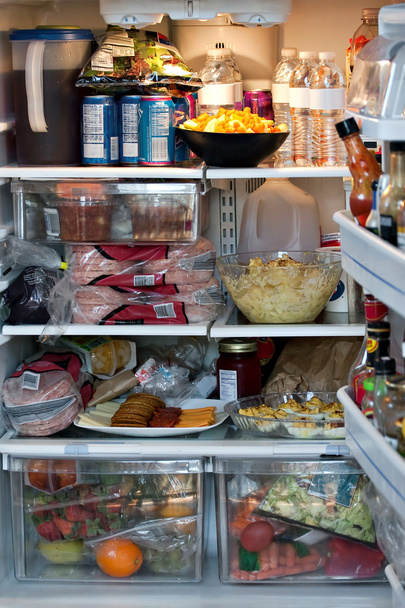 Fully Stocked Refrigerator - Photo, Image