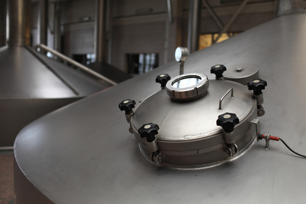 Details manhole of fermentation vat - 写真・画像