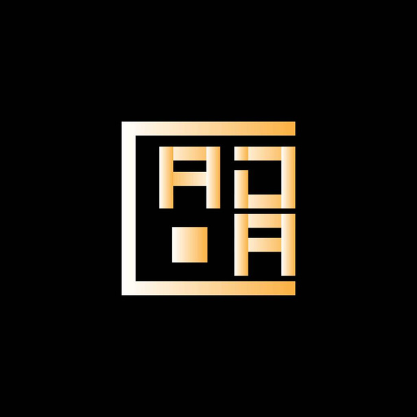 ADA harfi logo vektör tasarımı, ADA basit ve modern logo. ADA lüks alfabe tasarımı   - Vektör, Görsel