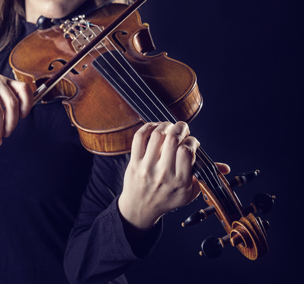 músico tocando violino - Foto, Imagem