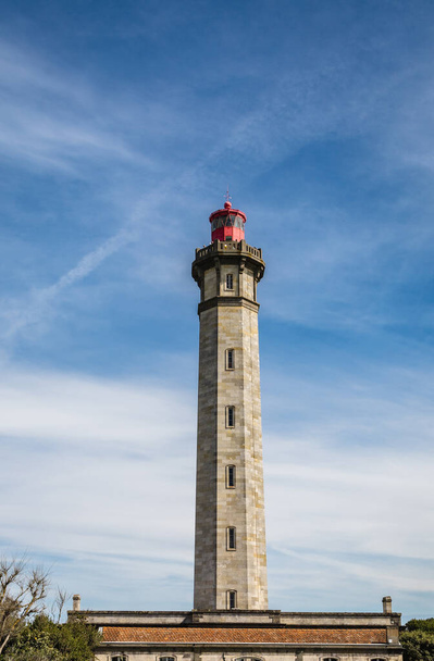 フランスのル・デ・Rの西端にあるクジラ灯台. 灯台からの眺め - 写真・画像