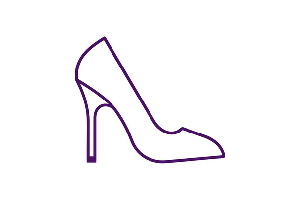 Zapatillas bordadas verdes Zapatos y calzado de mujer Conjunto de iconos de color plano aislado sobre fondo blanco ilustración vectorial de color plano Pixel perfecta - Vector, imagen