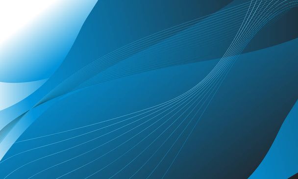 abstract blue business lines textures pattern smooth gradient background - Photo, Image