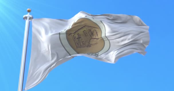 Prizrenin lippu, Kosovo. Silmukka - Materiaali, video