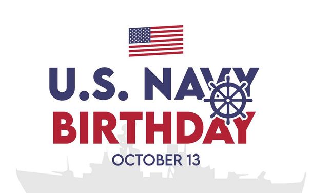 joyeux anniversaire états-unis marine - Vecteur, image