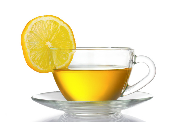 Green tea with lemon - Foto, imagen