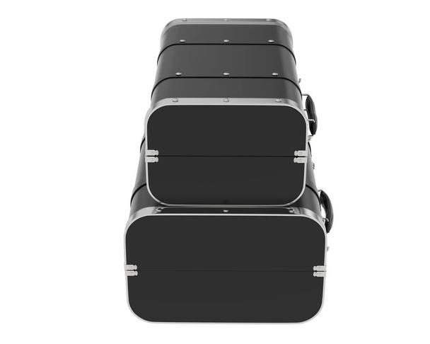 travel suitcases isolated in white background   - Photo, Image