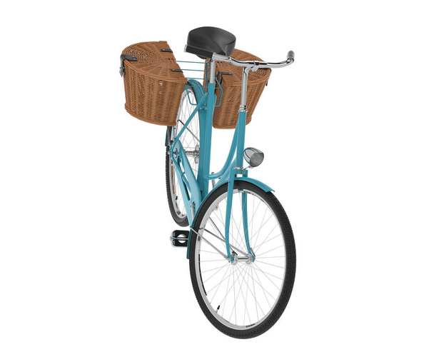 Vélo dame classique avec paniers - Photo, image