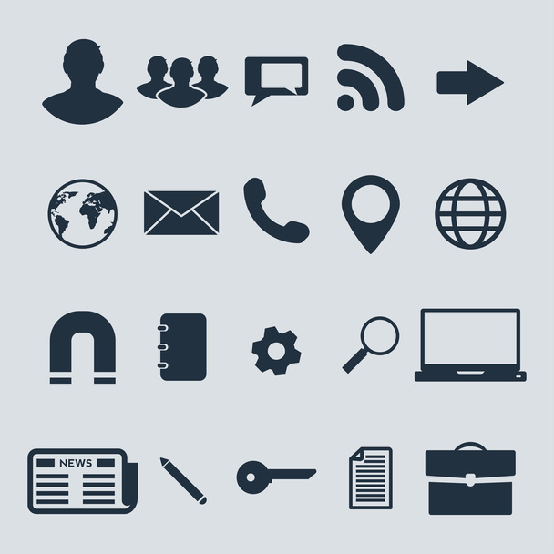 icônes de communication mondiale
 - Vecteur, image