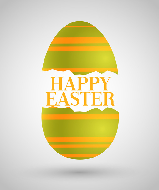 Happy Easter background with egg. - Vektor, Bild