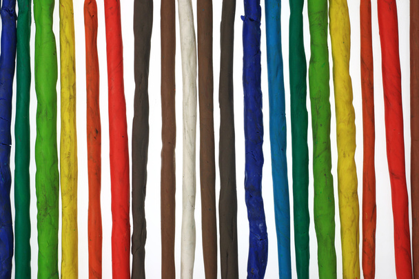 Plasticine colorful tubes - Foto, Imagen