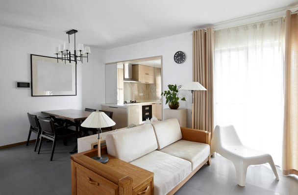 modern belső tér egy nappali egy luxus házban - Fotó, kép