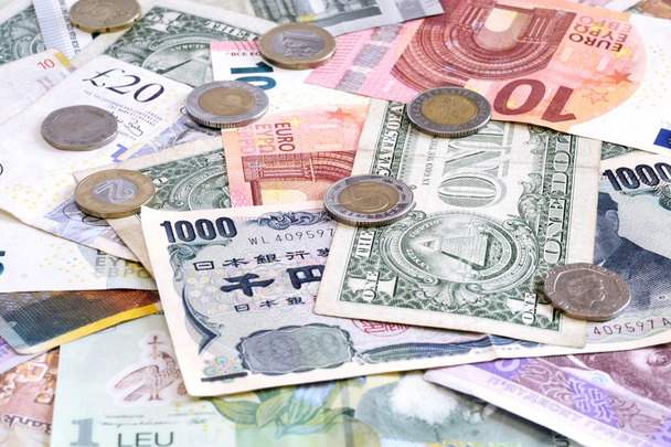 Az euro-érmék különböző országok Vértes pénzt - Fotó, kép