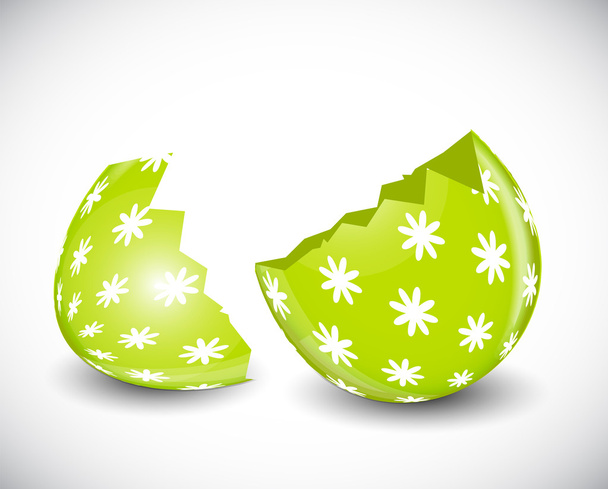 Güzel Paskalya yortusu yumurta vektör çizim - Vektör, Görsel
