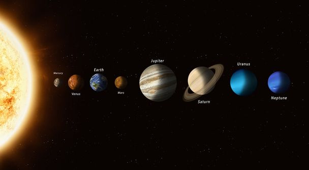Planeten des Sonnensystems - Foto, Bild