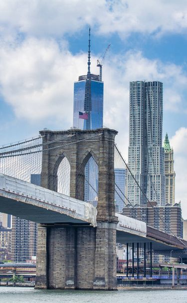 Бруклинский мост Нью-Йорка
. - Фото, изображение