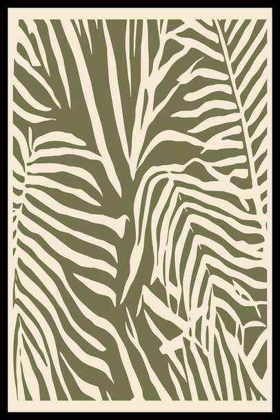 Afdrukbare botanische illustratie. Patroon voor wanddecoraties .  - Foto, afbeelding