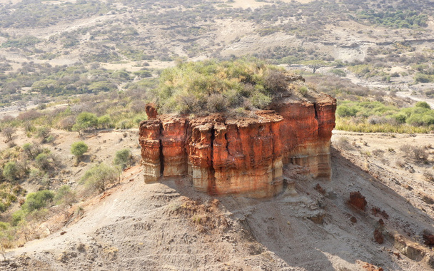 Φαράγγι Olduvai? ένα από τα πιο σημαντικά αξιοθέατα του paleoanthropologica στον κόσμο - Φωτογραφία, εικόνα