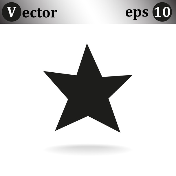 Star web icon - Вектор,изображение