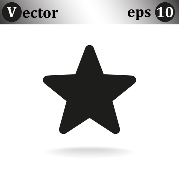 Star web icon - Vektor, kép