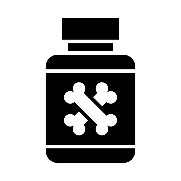 Poison Vector Glyph Icon für den persönlichen und kommerziellen Gebrauch - Vektor, Bild