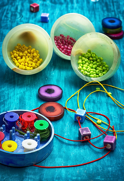 Crafts with beads - Photo, Image