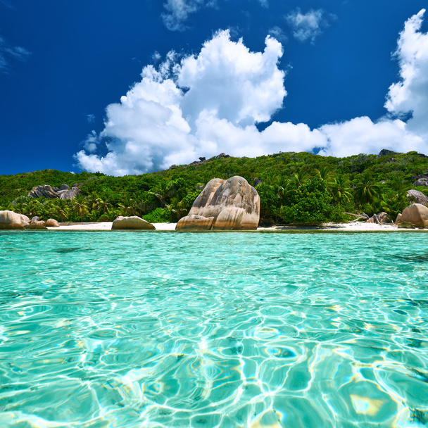 schöner Strand auf den Seychellen - Foto, Bild