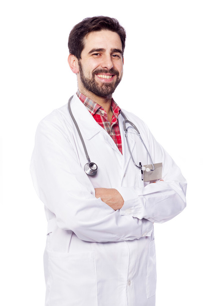 Portrait of a happy smiling medical doctor - Foto, immagini