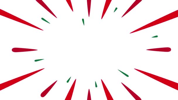 Lignes de vitesse de couleur Noël (boucle de 6 secondes) - Séquence, vidéo