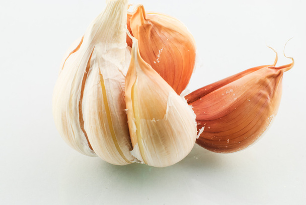 garlic closeup isolated - Fotó, kép