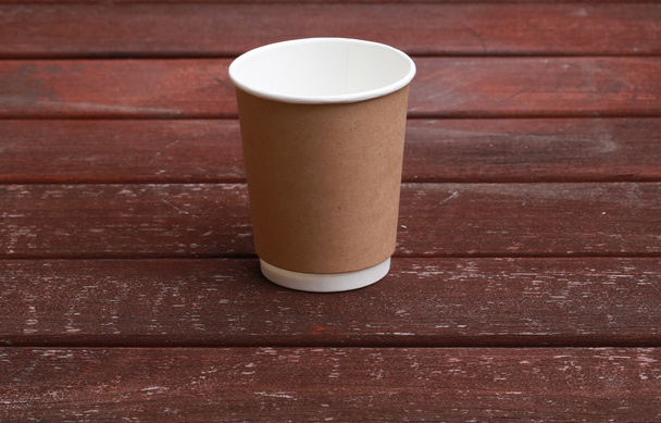 Tasse à café jetable Kraft
 - Photo, image