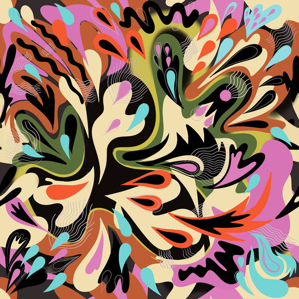 illustration vectorielle abstraite de fond coloré - Photo, image