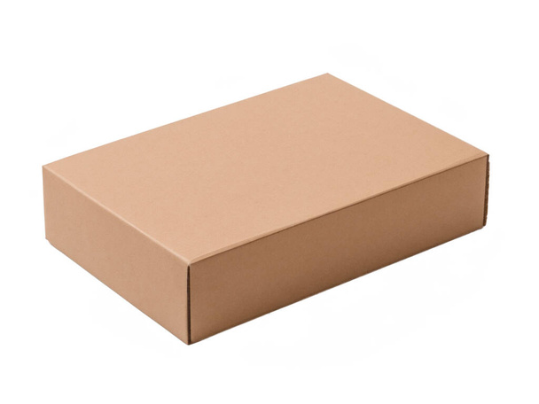 cardboard box isolated on white. - Photo, Image