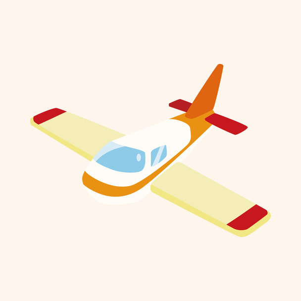 transportation airplane theme elements - Vektori, kuva
